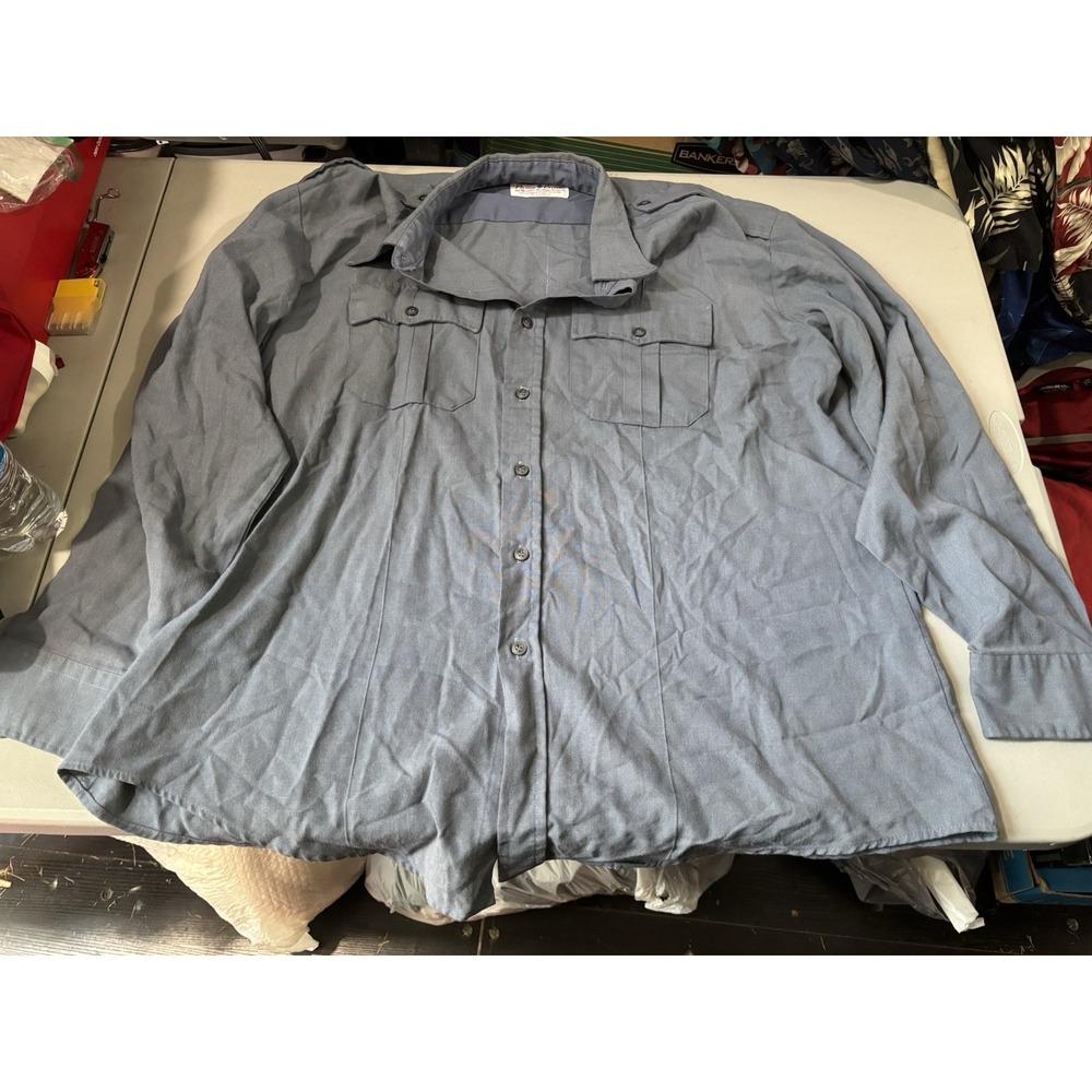 Flying Cross Uniform Shirt - Button Down, Long Sleeve XXL Vtg